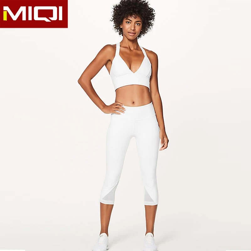 Wholesale Female Sexy Fitness Yoga Clothing Set Custom High Quality Plus Size Crane Sports Ladies Women Active Wear