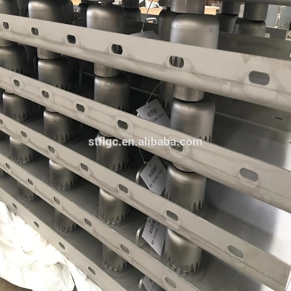 
Distillation Column Bubble Cap Tray 