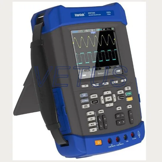 Hantek DSO1202E 5 in 1 6000 Counts DMM Digital FFT Spectrum Analyzer with Frequency Counter 200MHz 2 CH Handheld Oscilloscope