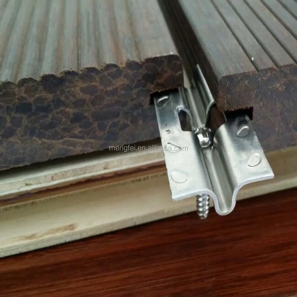 2018 ECO-friendly Dark brown bamboo decking