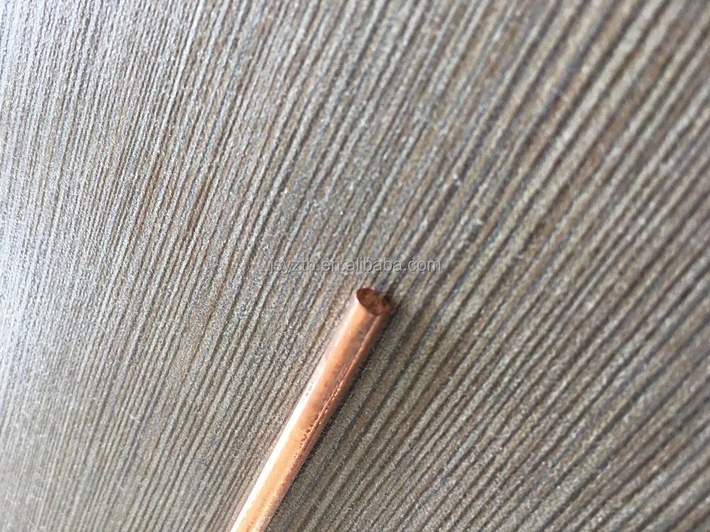 DC copper coated pointed arc air gouging carbon electrode rod 4*305mm