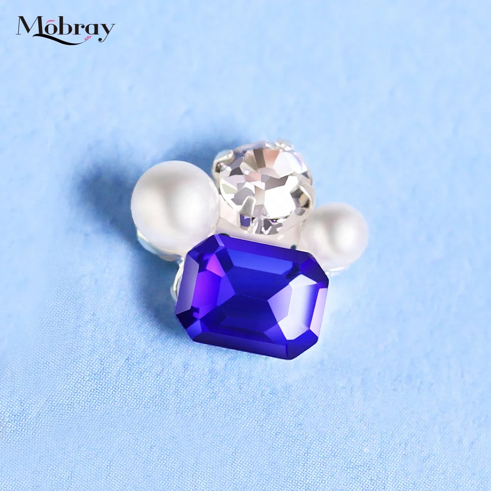 Hot sale jewelry nail stickers glossy rhinestone decoration