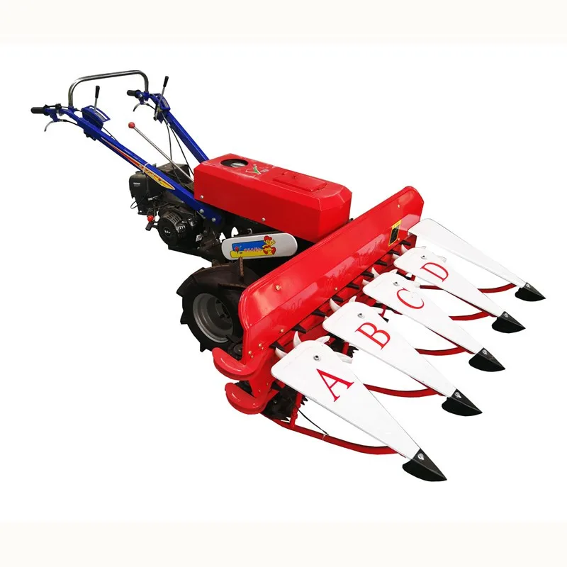 Miwell 1200mm Cutting Width Harvester Wheat Paddy Rice Cutting Machine Mini Reaper