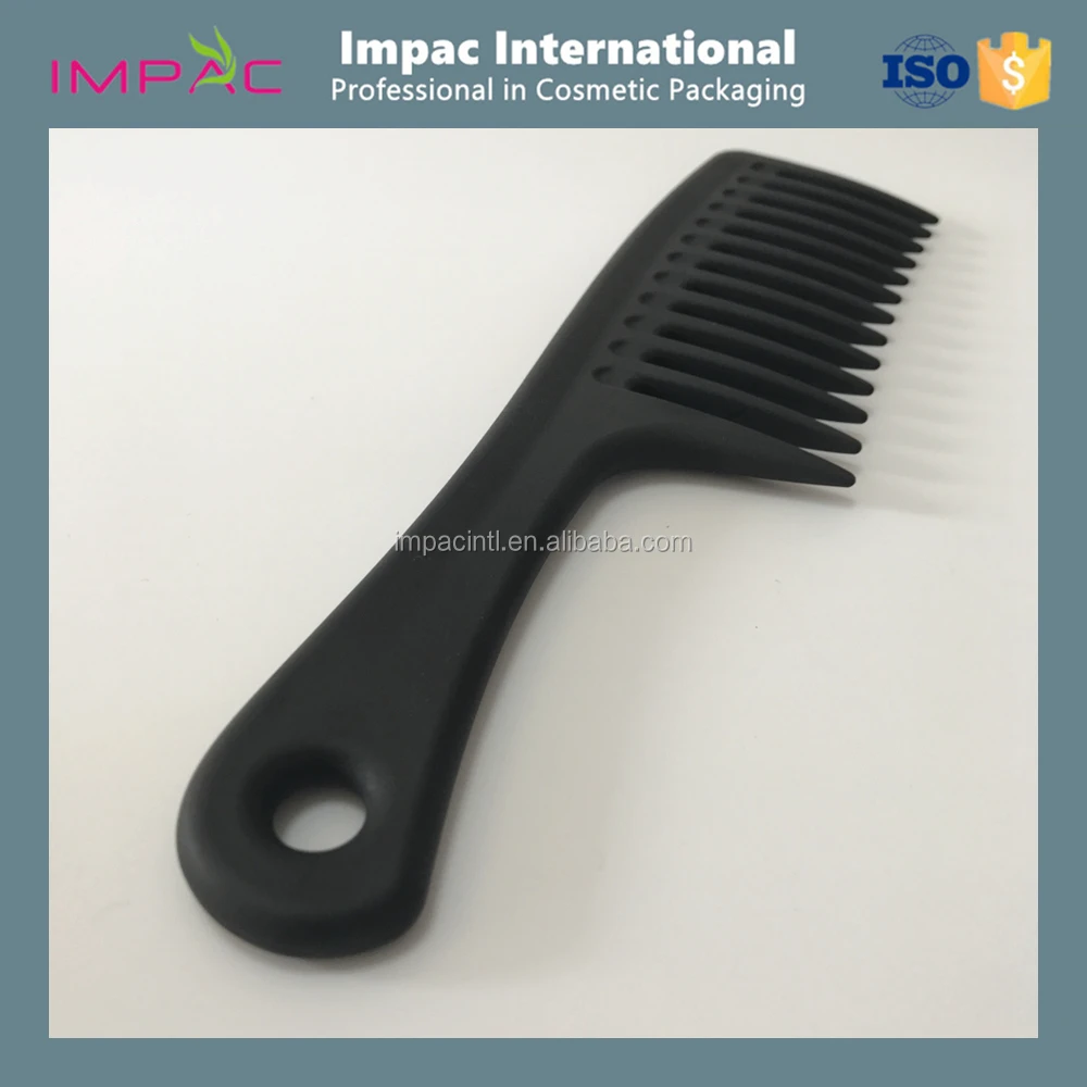 High Quality Durable Plastic Large Wide Tooth Curly Hair Comb