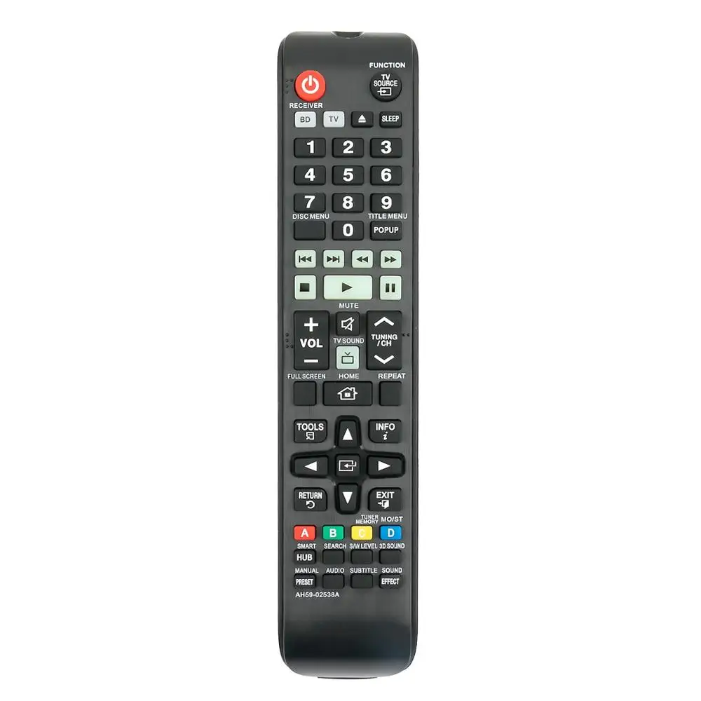 New AH59-02538A Replace Remote Control fit for Samsung Home Theater System Blu-Ray DVD Player
