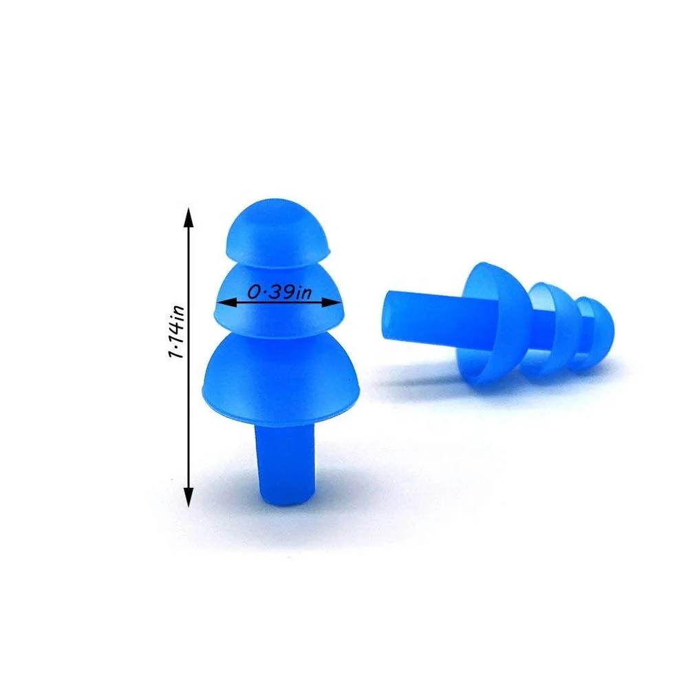 3 в 1 мягкий силиконовый плавать беруши и зажим для носа с коробкой купания и беруши для плавания Носа Протектор подарки