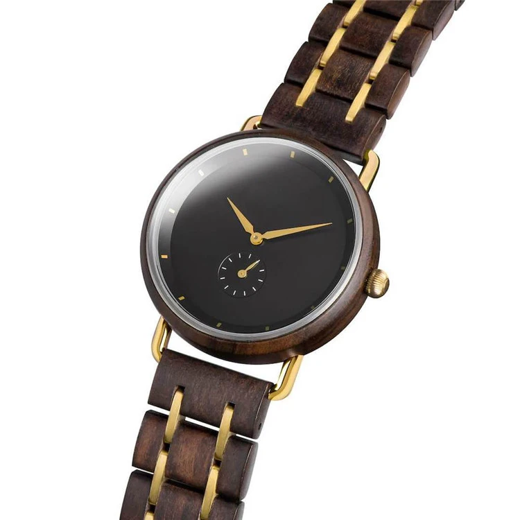 
2019 Art in wood and metal Fashion men and women quartz or automatic custom logo wood watch 