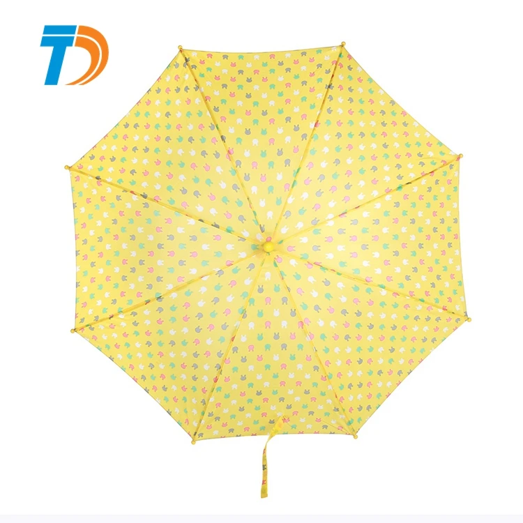 Rainwear Rain Small Child Clockshape Large Sport Kid Raincoat Umbrella