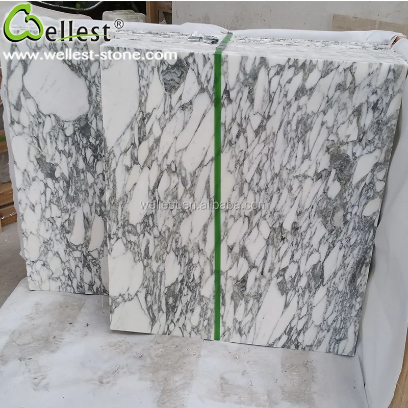 M814 Arabescato Corchia Polished White Marble Tile for Interior Wall and Floor