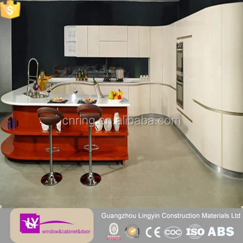 Лидер продаж 2015, китайские кухонные шкафы с арочной дверью