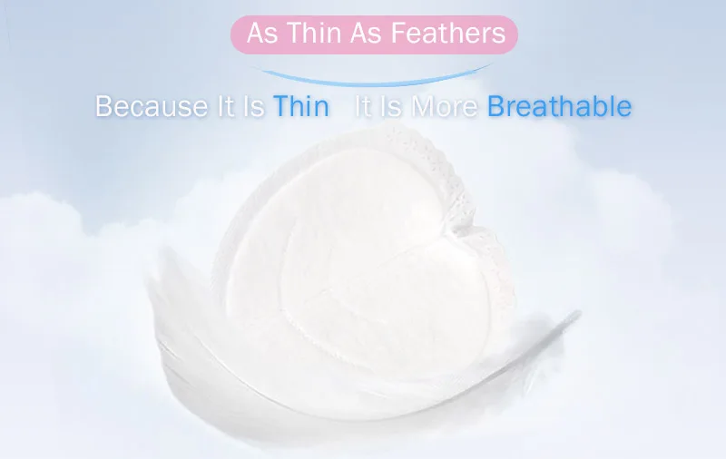 
OEM Maternity Breastfeeding Absorbent Disposable Breast Pads with Leak Guard 