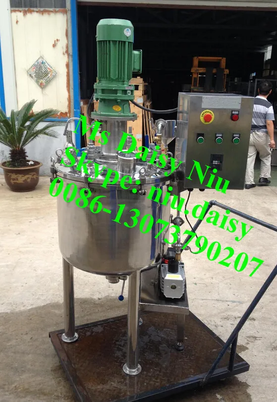 Commercial Airless Sugar Mixer/vacuum Syrup Heating Pot/sugar Cooking Pot Heating Mixing Liquid Treatment Electricity Heating