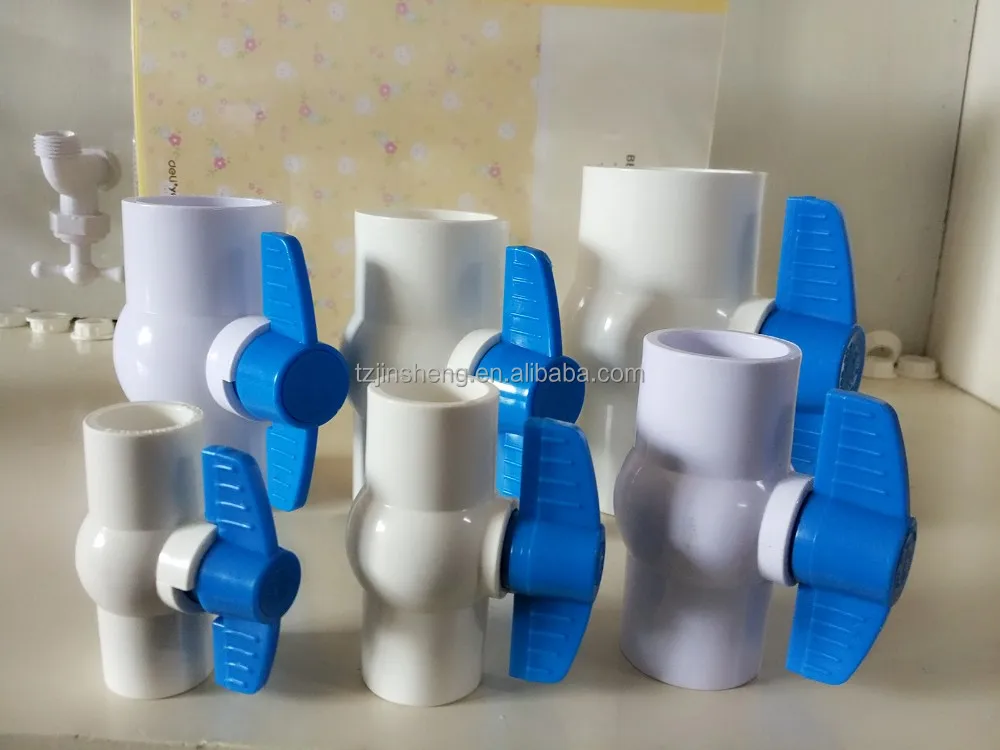 JS High Quality UPVC Ball Valve Full Size For Water Supply/ Irrigation