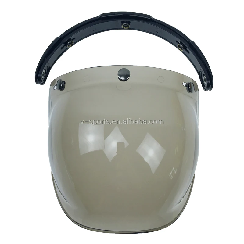 High Quality Bubble Visor for Open face helmet BOBO moto casco visor