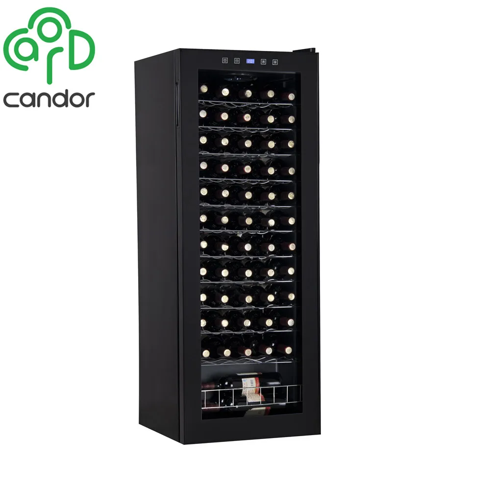 zhongshan candor 54 bottles compressor fashion gas red wine cellar cooler fridge