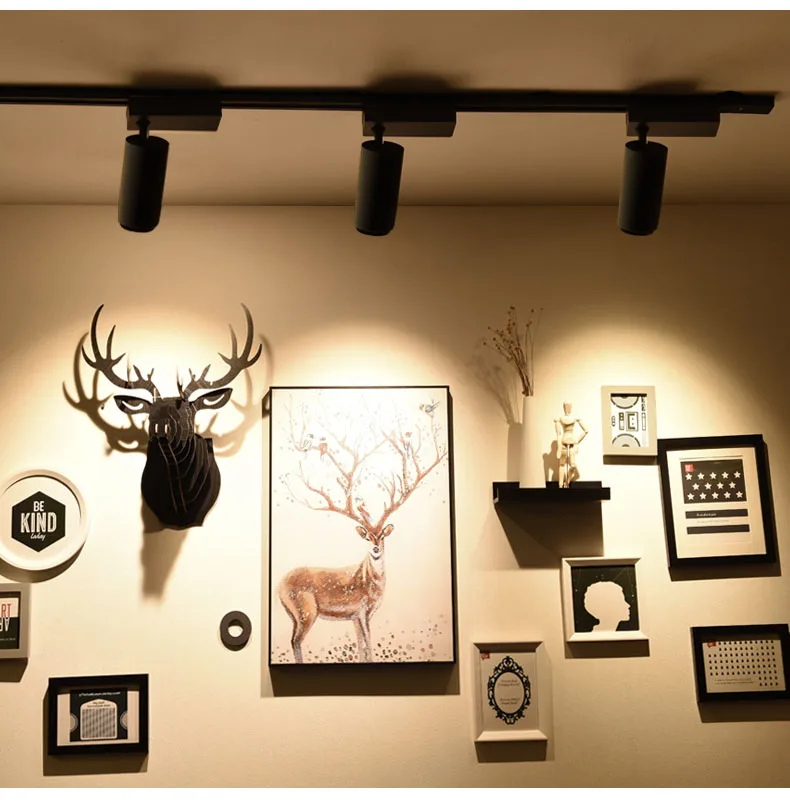 Высокий cri 10-60 градусов музейная художественная галерея масштабируемый светодиодный Трековый светильник фокус 30