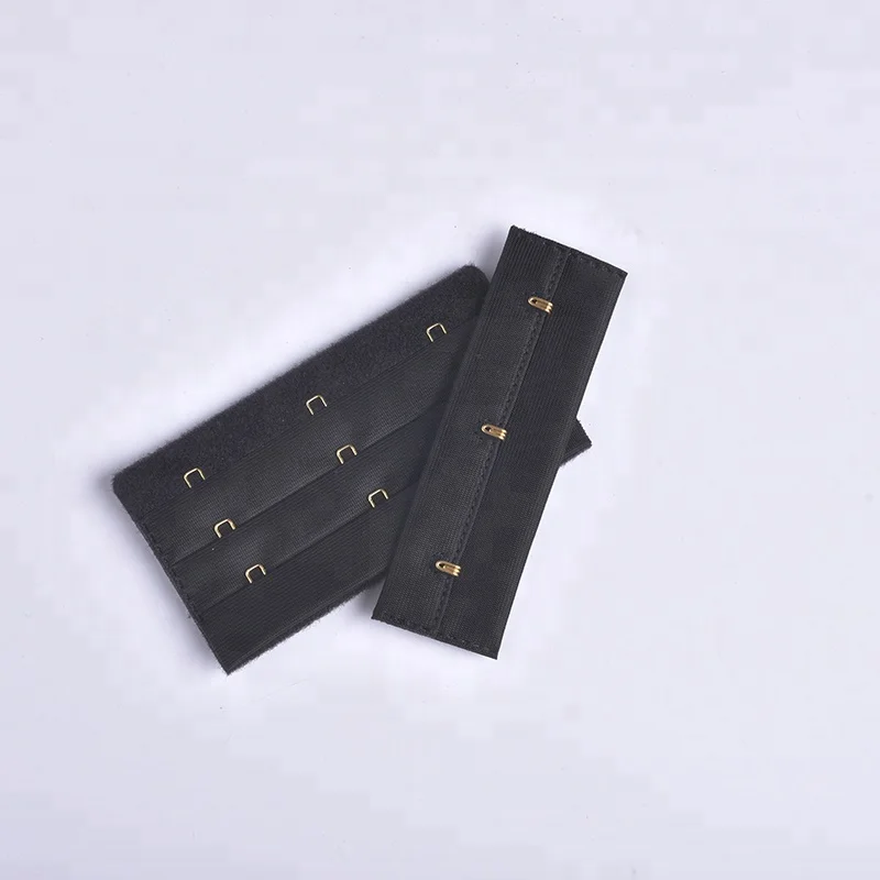 
China manufacturer bra extender with metal hook 3 rows of 3 hooks for corset 