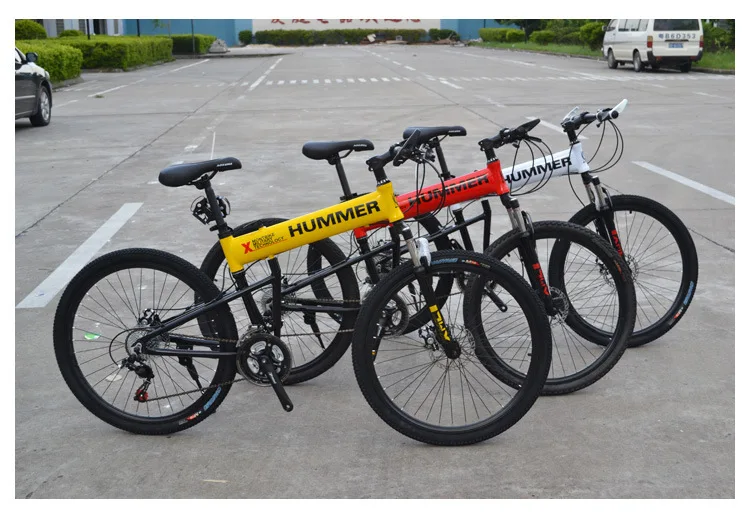 Складной горный велосипед hummer 26 дюймов, складной велосипед
