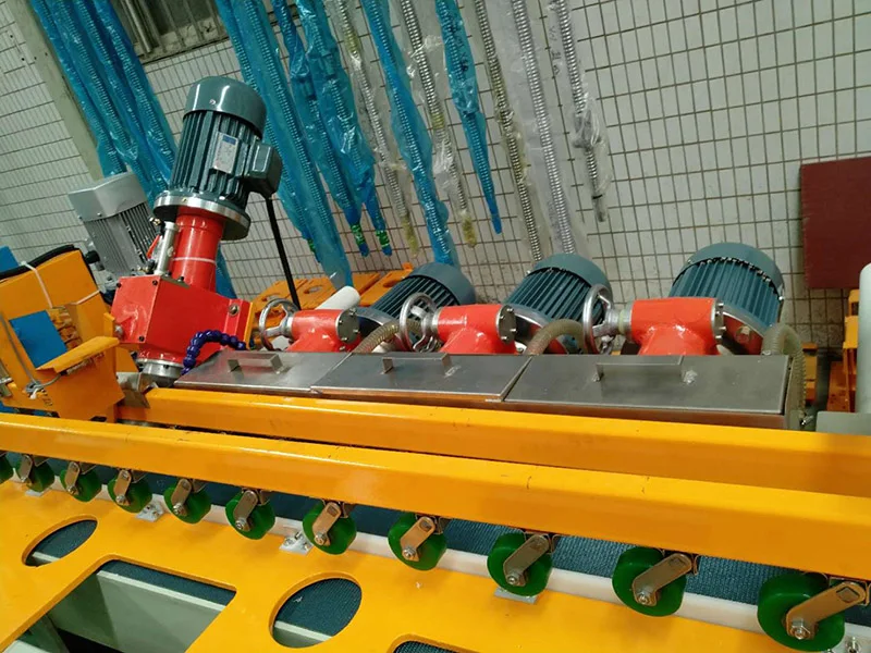 Professional 2+1 Single side auto polishing grinding chamfer machine for ceramic tile edge