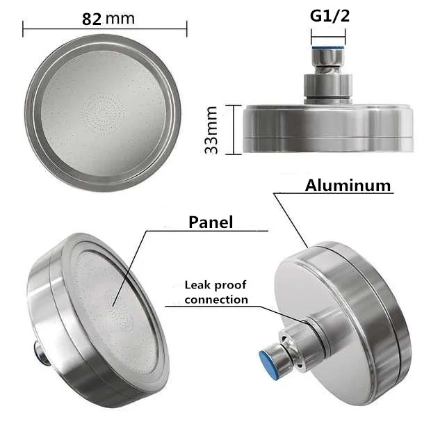 Bathroom Shower Head 18 Stage Filter Water Filter System Shower Head Filter set