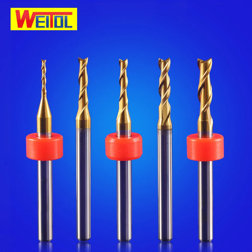 3,175 мм сверло с титановым покрытием PCB с позиционирующим кольцом