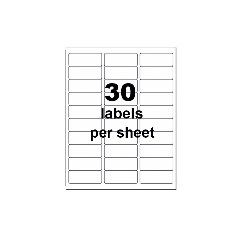 Best Strong  Sticker Label Shipping Address Labels Letter Size Inkjet Laser Labels