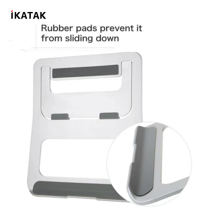 IKATAK Best Aluminum Ergonomic Portable Foldable Laptop Table Stand