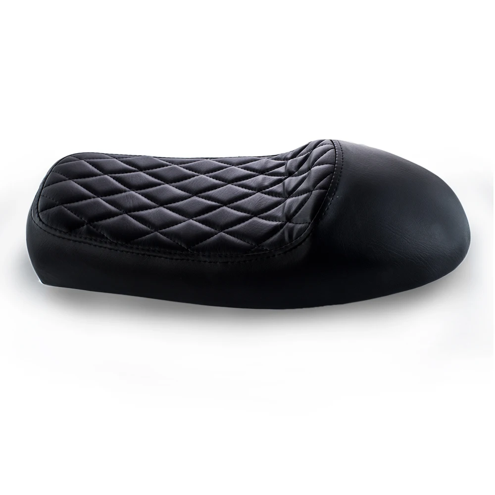 Vintage Hump Scramble 53cm Diamond Stitching Black Cafe Racer Motorcycle Seat Parts for CG125 CB 250 350 550 650  GN125 GN250