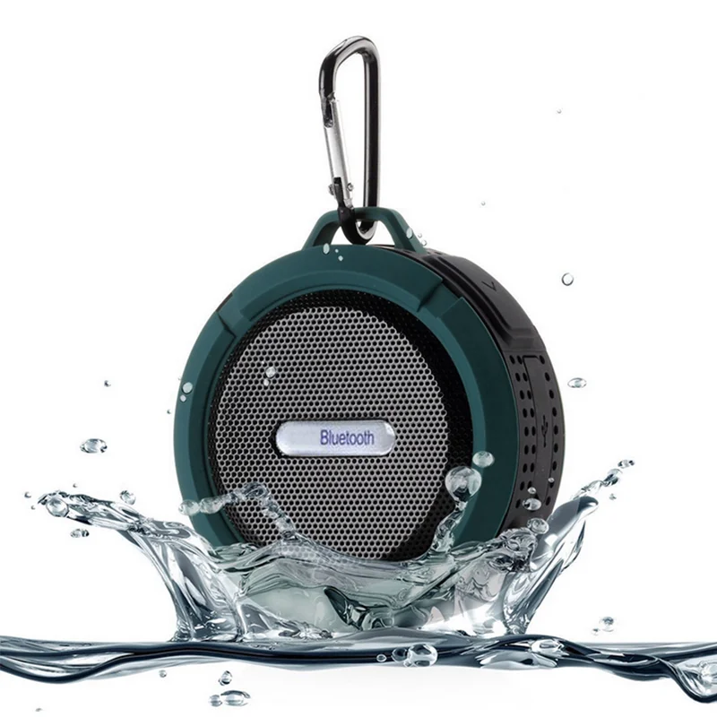 Уличный портативный беспроводной мини-динамик с Bluetooth водонепроницаемый динамик присоской поддержка микрофона/душевых звонков/FM-радио