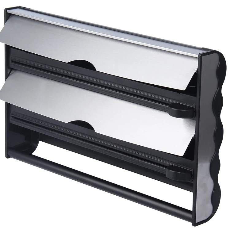 multifunction Wall-mounted plastic wrap/Tissue Boxes /tinfoil Roll Holder