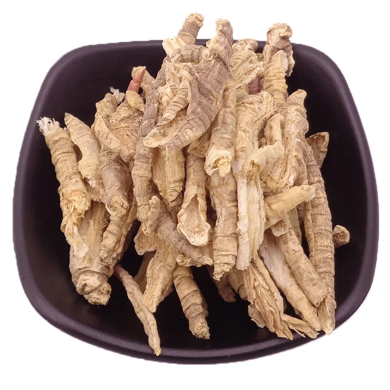 
Si Ye Shen Health Care Products Dried Herb Medicine Lance Asiabell Root Slices Radix Codonopsis 