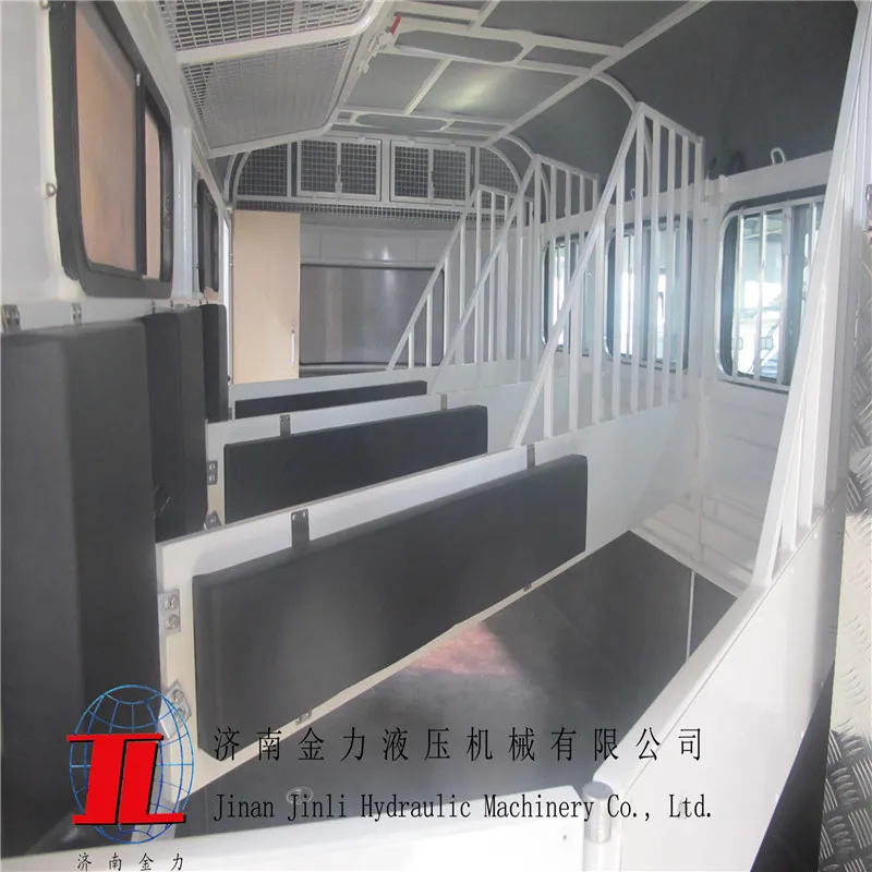 camper horse float with shower, awning, caravan door