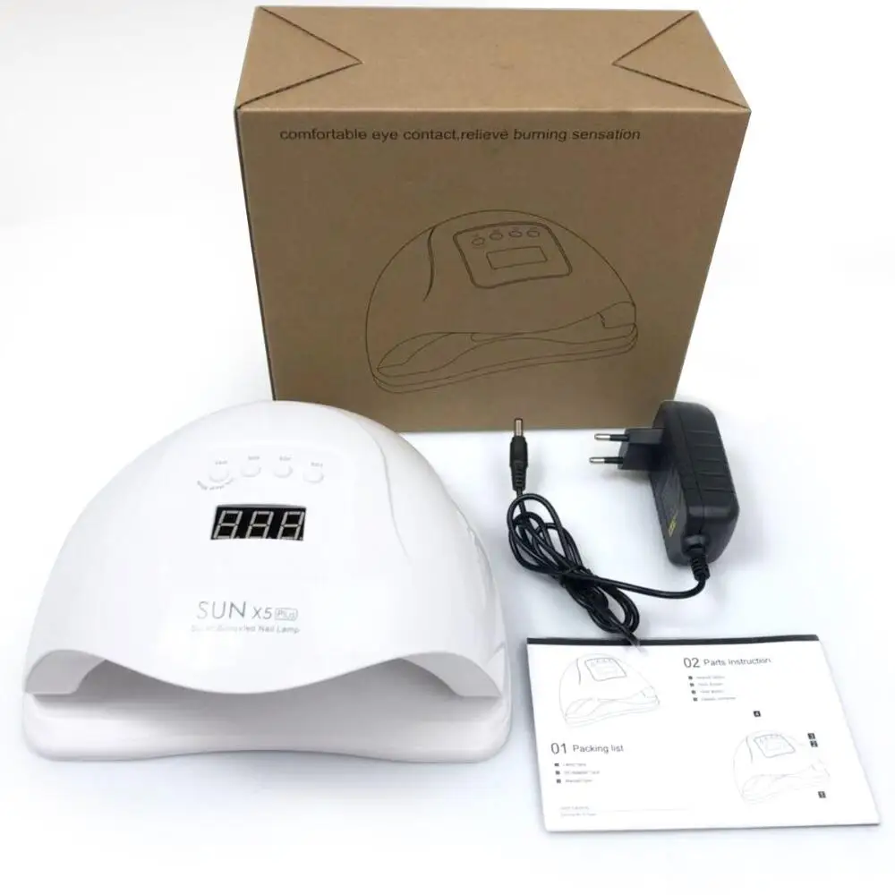SUNX5   Newest 54W  54w nail uv lamp battery operated uv cure nail lamp