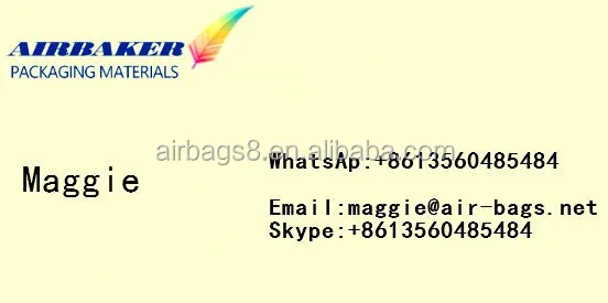 Воздуха Демпфирование пластиковый мешок воздушной подушке Колонка Сумка Упаковочная air bag амортизационного материала