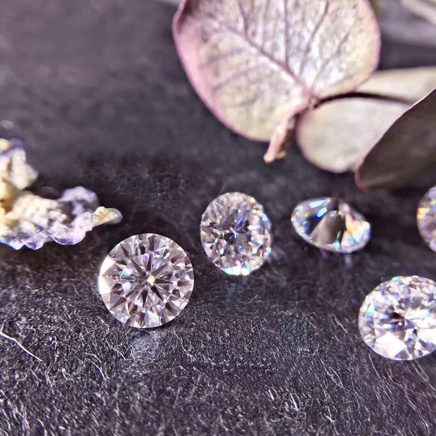 
Wholesale Lab Created Charles Colvard Forever One 8 Hearts And 8 Arrows Colorless Round Brilliant Cut Loose Moissanite Stones 