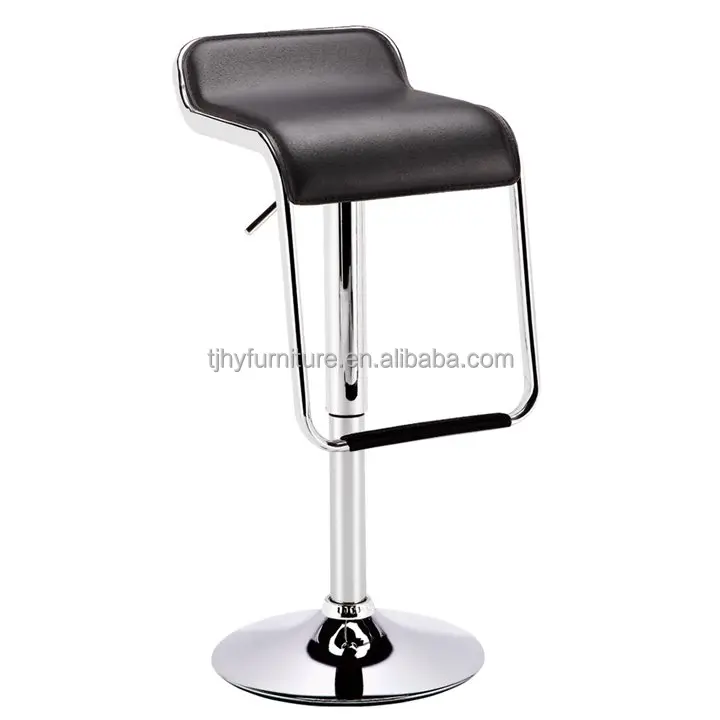 Cheap Wholesale Black Leather Barstool Chairs Bar Stools For Kitchen Counter