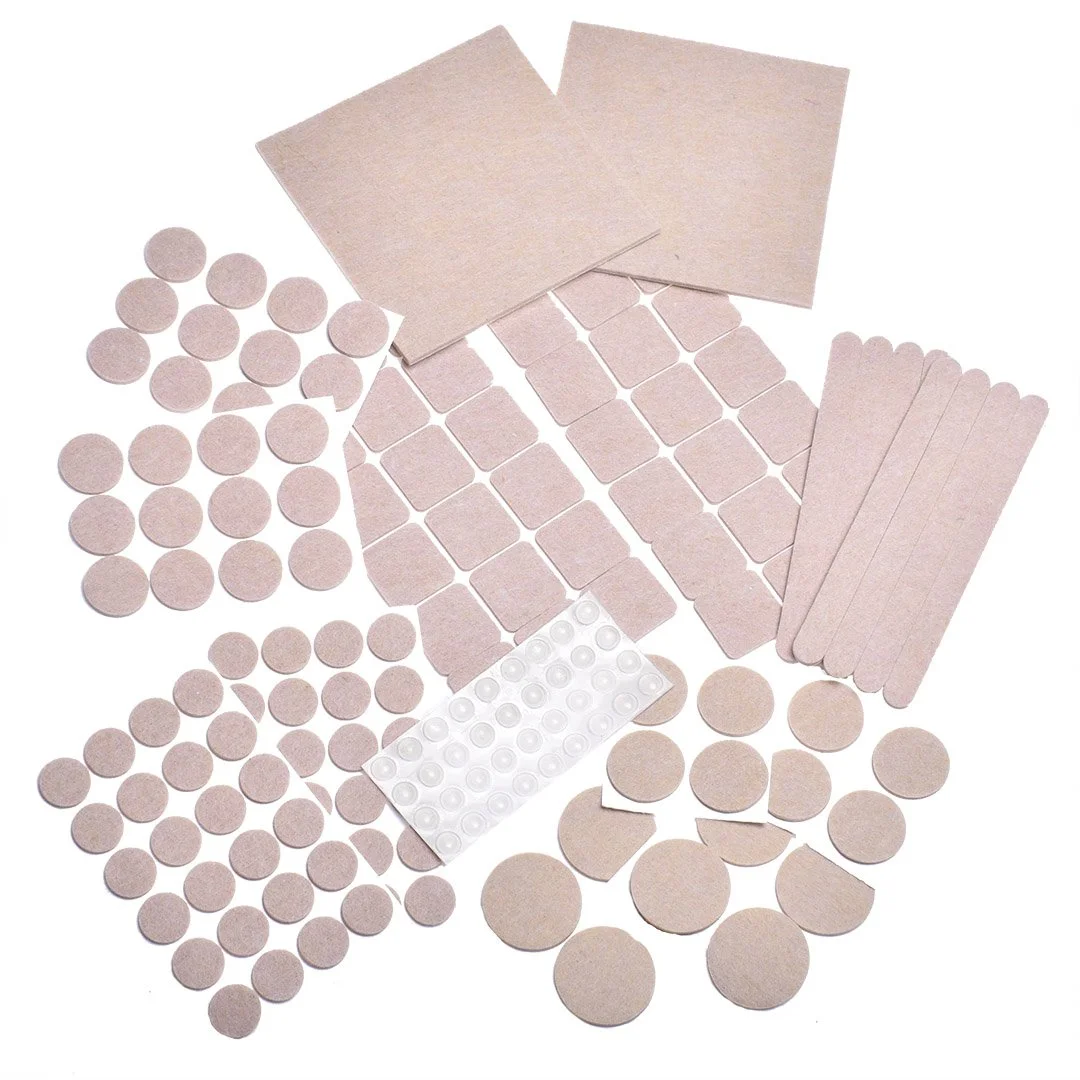Best selling products 5mm thickness adhesive felt furniture pads