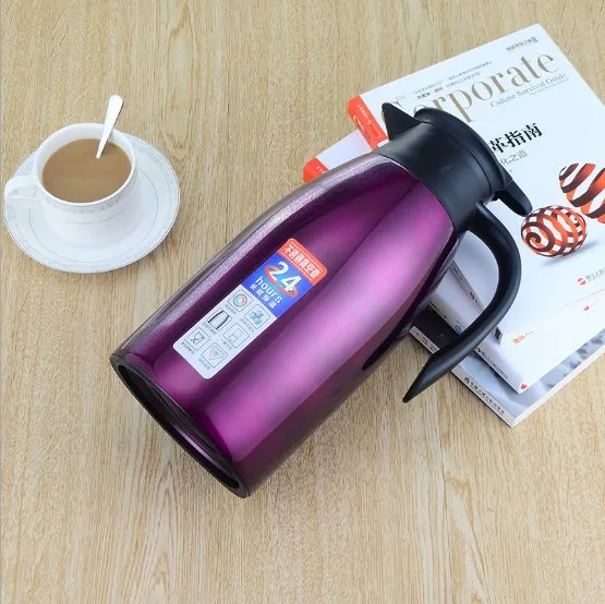 Hot Selling 68 Oz 2L Stainless Steel Thermal Carafe / Double Wall Vacuum Thermos Coffee Kettel Jug