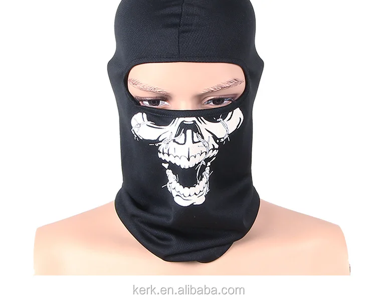 100% полиэстер многофункциональный череп глава маска бандана, LS маска
