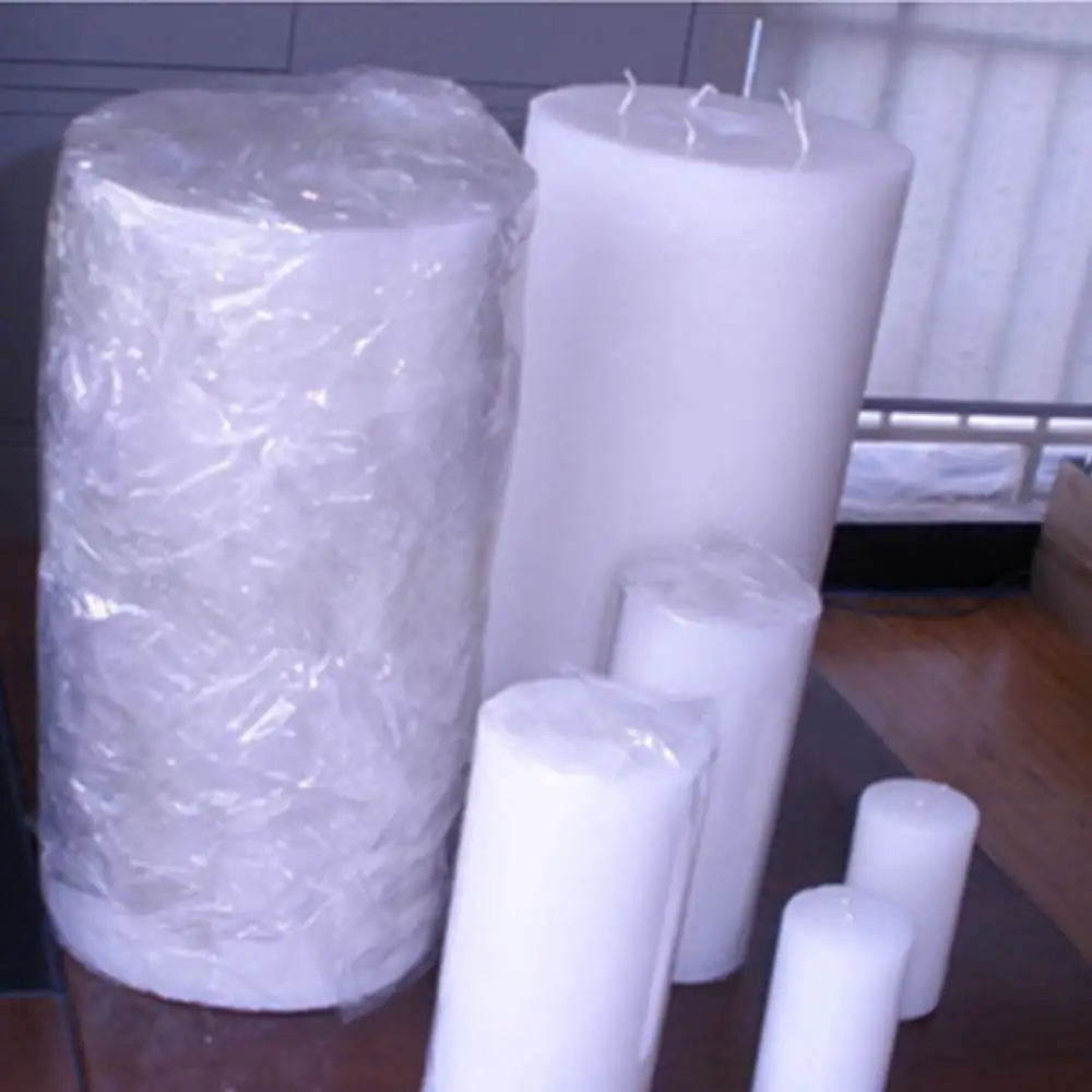 
unscented pillar candle paraffin wax candle 