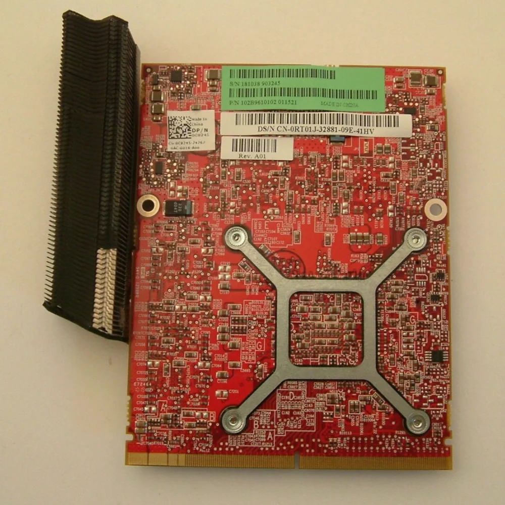 C8245  RT01J  FOR  DELL  AMD Radeon HD5870M GDDR5 256-bit MXM Mobile Graphic Card