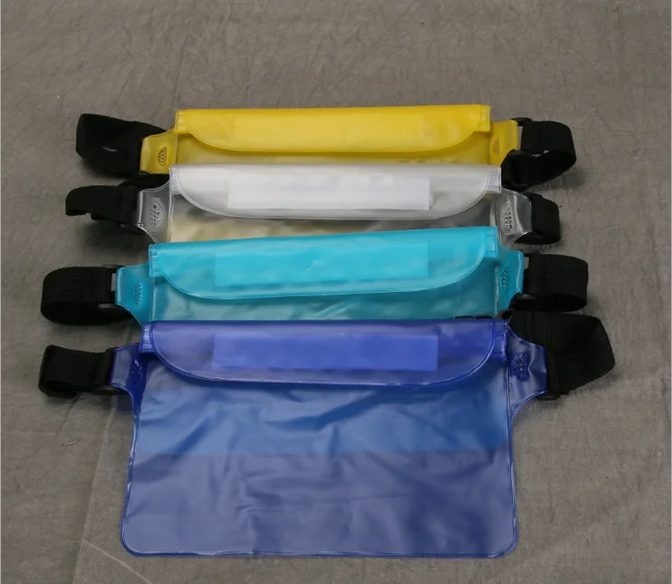 
Factory direct sales Waterproof Swimming Drifting Diving bags PVC waist Pockets for all phones 