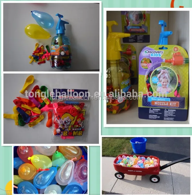 top quality water bombs rubber latex balloon factory 3 inch water balloon