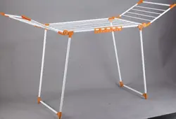 OEM&Wholesaler 551-9A 2019 newest luxury free standing metal clothes drying rack with foldable wings