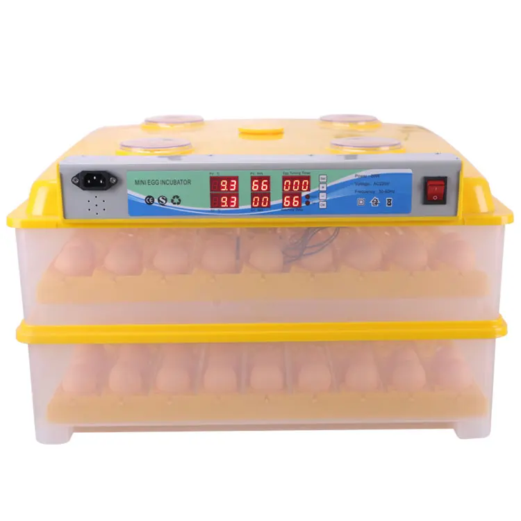 196 chicken egg incubator hatcher automatic machine with CE certification for sale