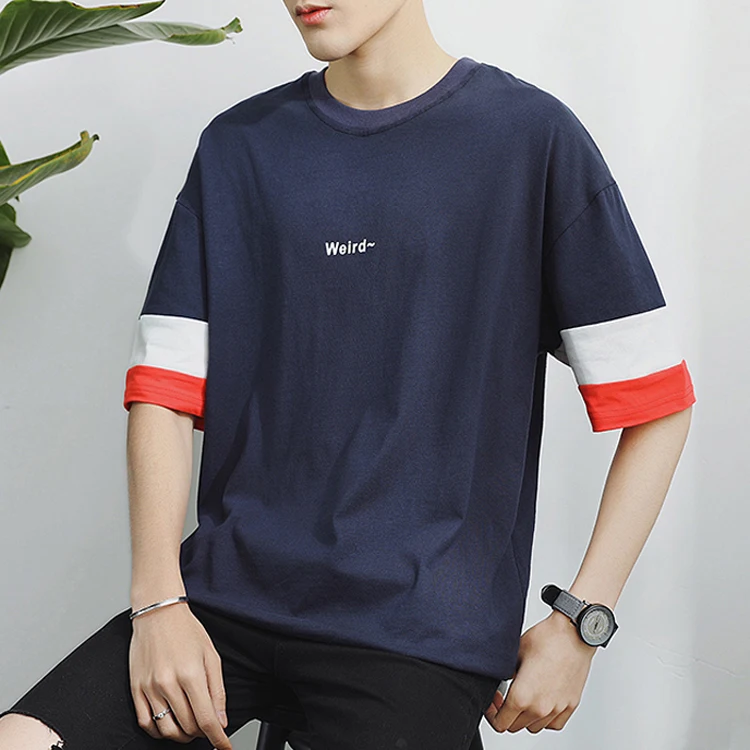 Оптовая продажа удобных простых белых 100% хлопковых приталенных футболок для мужчин