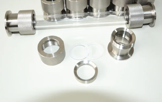 KF16 / KF25 / KF40 / KF50 quick compression couplings for quartz tube