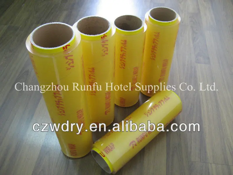 
pvc raw material cling film for food 
