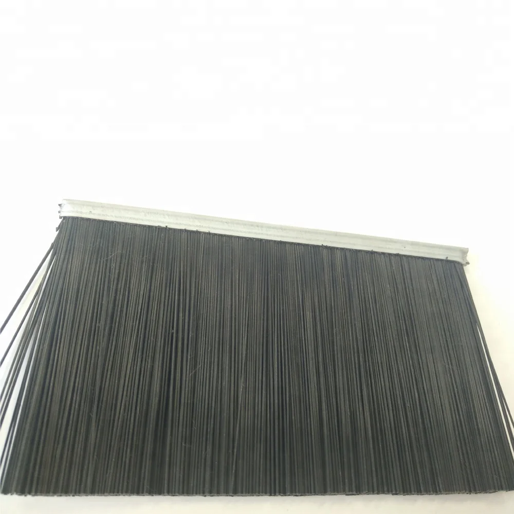 Split brush plate for cable pass-through