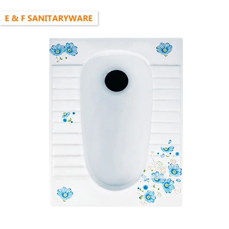 
china real estate construction squat pan white washdown porcelain squatting wc pan 